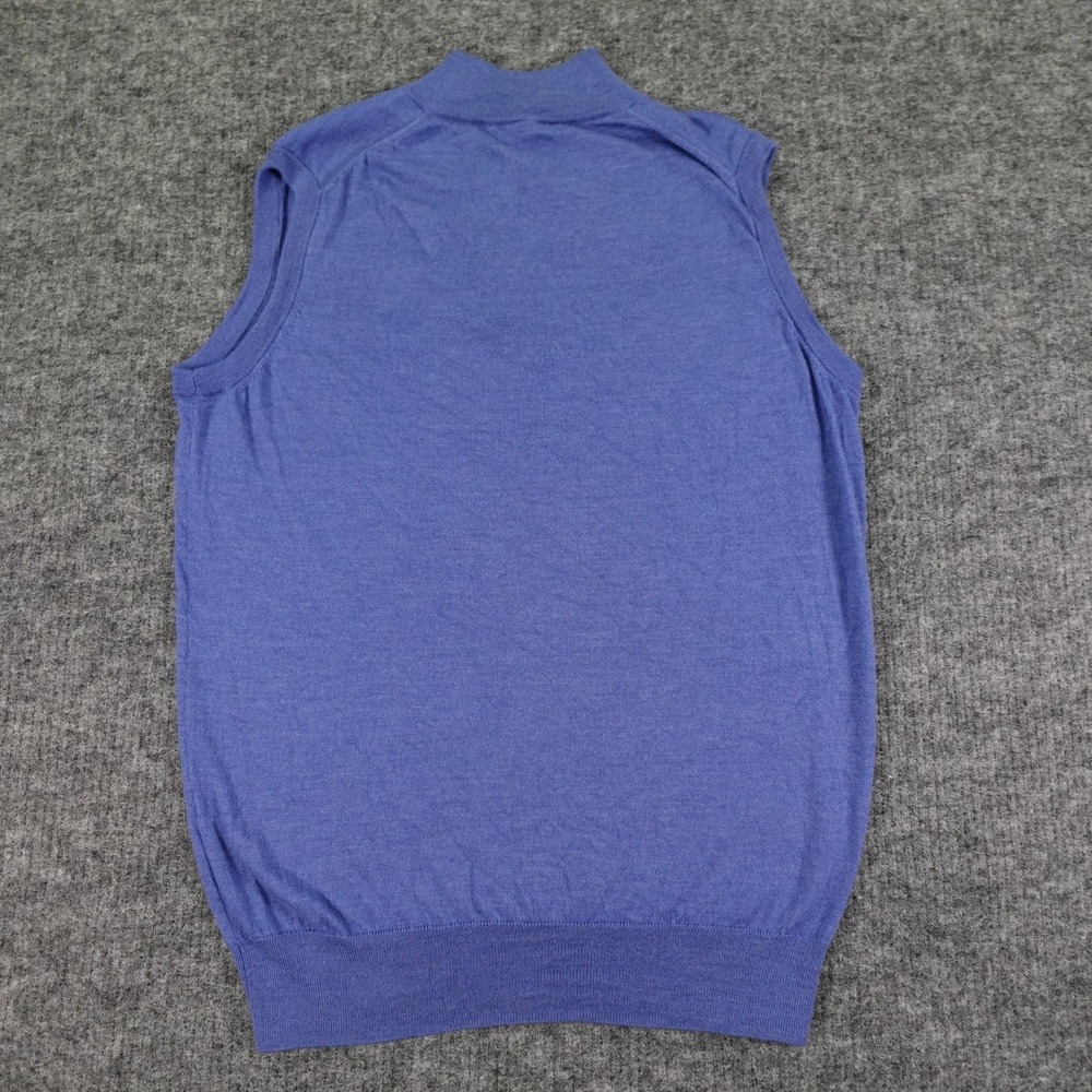 Peter Millar Sweater Vest Mens Large‎ Merino Wool Silk Blend Half Zip Pullover - Picture 2 of 10